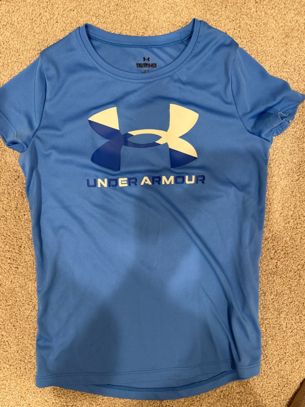 Under Armour Royal Blue Short Sleeve Logo Tee